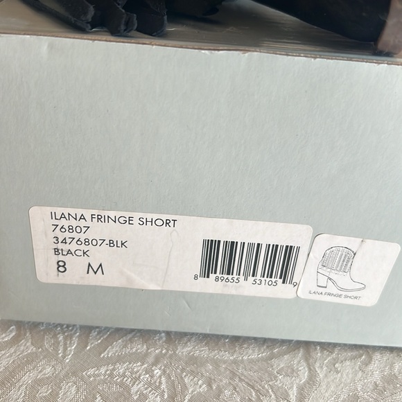 Frye fringe short black suede bootie - Picture 6 of 6